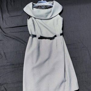 Tahari Classic Black and While Dress , Size 10